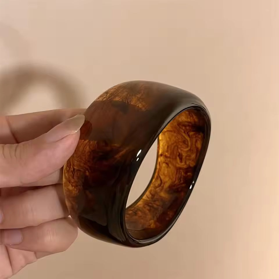 Smoky Amber Bangle