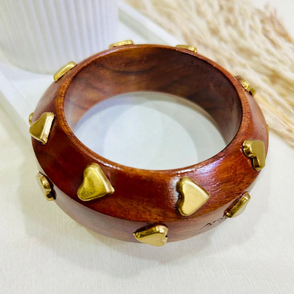 Bold Heart Bangle