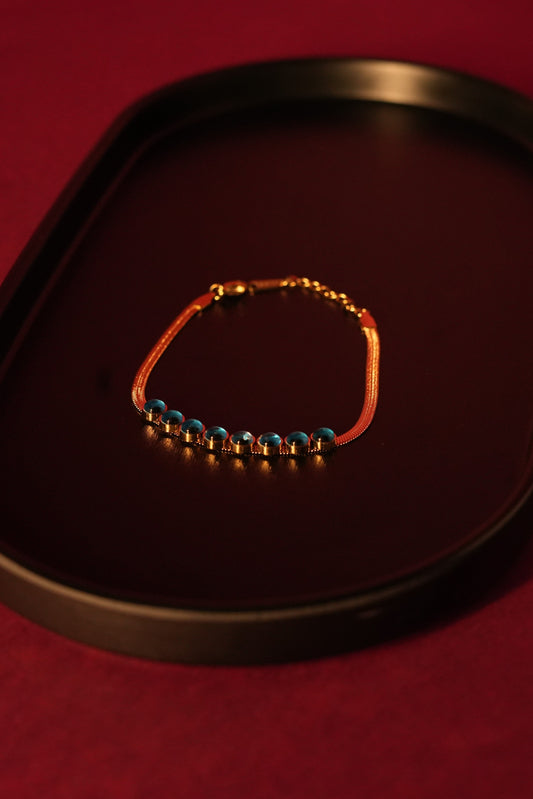 Azure eye charm Bracelet