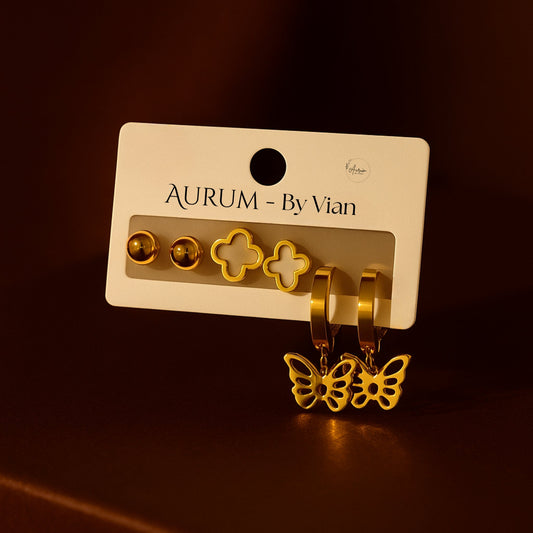 Butterfly Piercing set