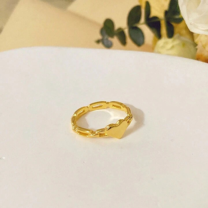 Heart Line Ring