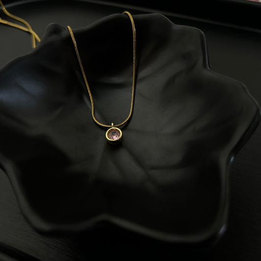Pink Crystal Neckchain